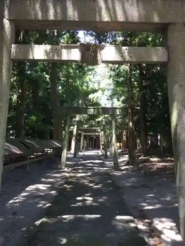 宇氣比神社の鳥居