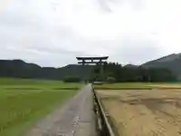 大斎原(熊野本宮大社旧社地)の鳥居