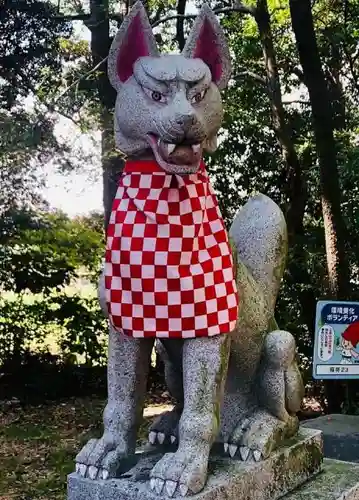 城山稲荷の狛犬