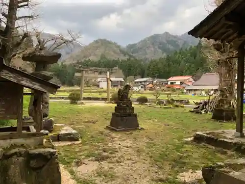 桐野神社の景色