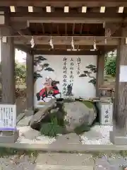 薬師寺八幡宮の手水