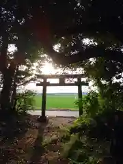 水神宮の鳥居