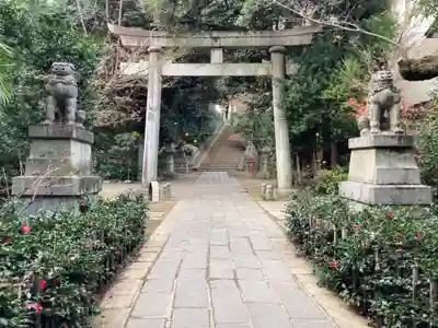 赤坂氷川神社の鳥居