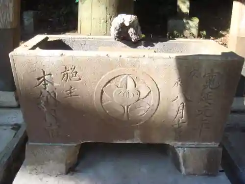 橘樹神社の手水舎