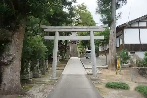 松江城山稲荷神社の鳥居