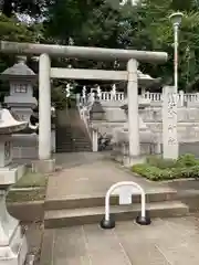 大泉氷川神社の鳥居