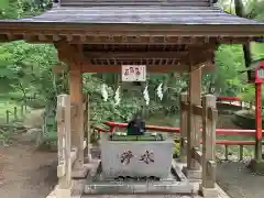 間々田八幡宮の手水