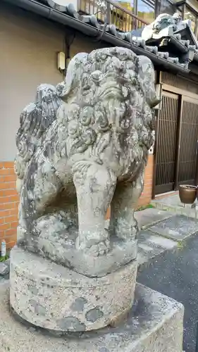 箆取神社の狛犬