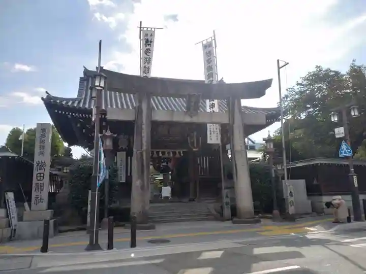 櫛田神社の鳥居