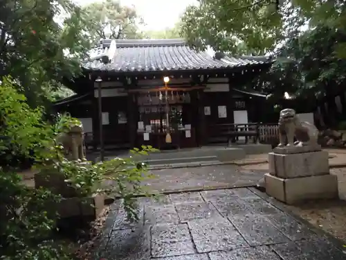 安居神社の本殿