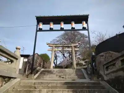 阿智神社の鳥居