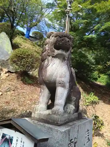 足利織姫神社の狛犬