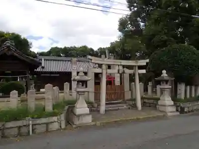 中臣須牟地神社の鳥居