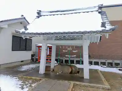 神明社(当知)の手水舎