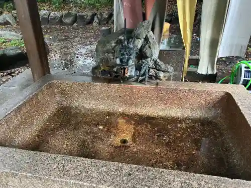 清洲山王宮　日吉神社の手水舎