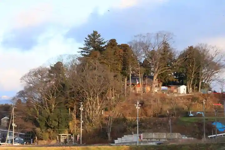 阿久津「田村神社」(郡山市阿久津町)旧社名:伊豆箱根三嶋三社の景色