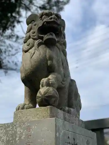 一幣司浅間神社の狛犬