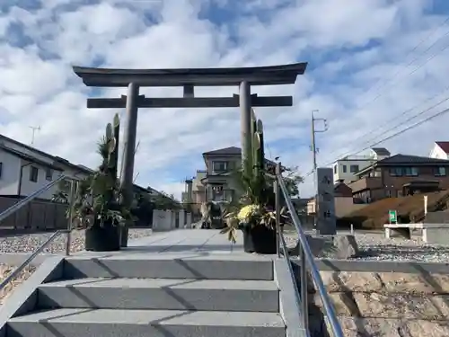 高龗社の鳥居