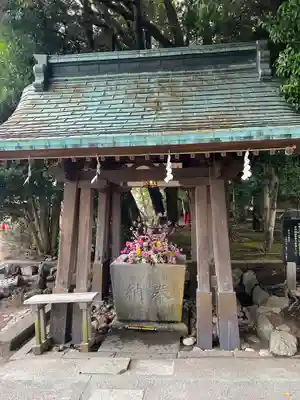 富知六所浅間神社の手水舎