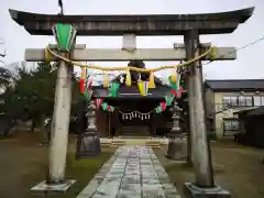 三条八幡宮の鳥居