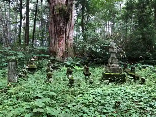 戸隠神社九頭龍社の塔