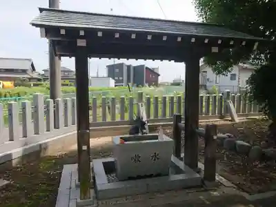 八幡社（丹陽町伝法寺）の手水舎