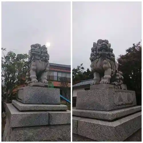 曽根神社の狛犬