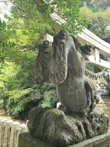 清水八幡神社の狛犬