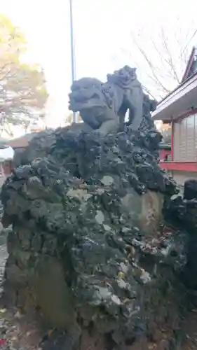 前原御嶽神社の狛犬