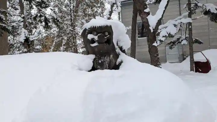 永山神社の狛犬