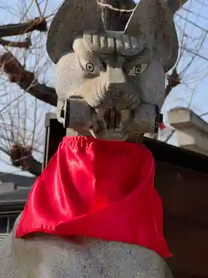 飛木稲荷神社の狛犬