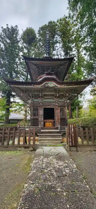 普門院(文知摺観音)の塔
