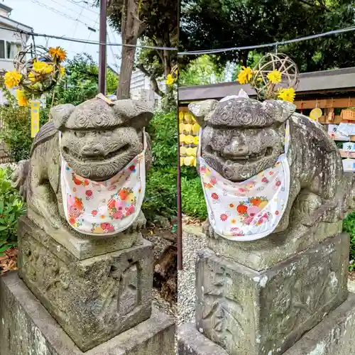 菊田神社の狛犬