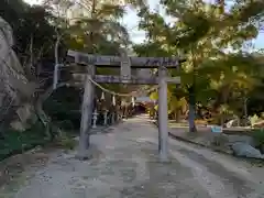 早瀧比咩神社の鳥居