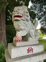 土屋箒根神社の狛犬
