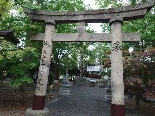 旭川神社の鳥居