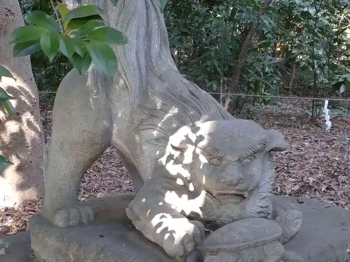 駒木諏訪神社の狛犬