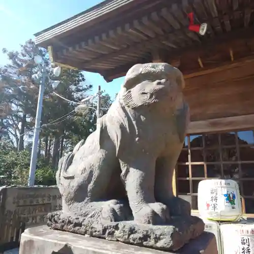 常陸第三宮　吉田神社の狛犬