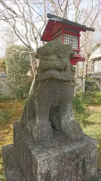 龍泉寺の狛犬