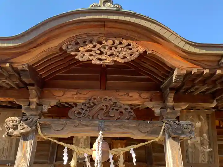 見渡神社 日枝神社の本殿・本堂