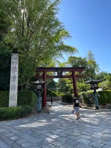 根津神社の鳥居