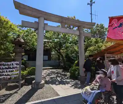 亀戸天神社の鳥居