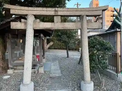朝椋神社の鳥居
