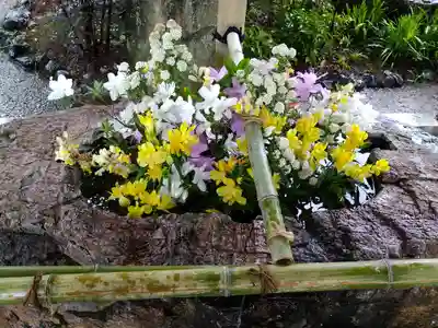 阿智神社の手水舎