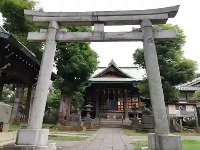 西向天神社の鳥居