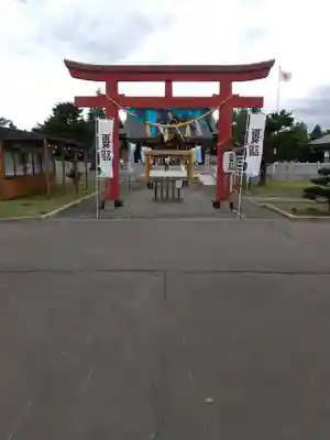 美瑛神社の鳥居