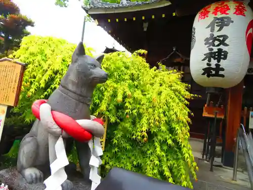 伊奴神社の狛犬