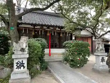難波八幡神社の本殿・本堂