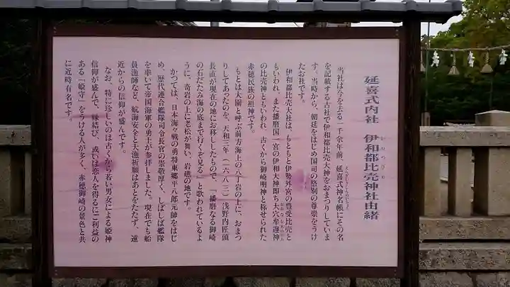 伊和都比売神社の歴史