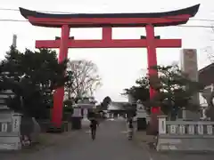 白老八幡神社の鳥居